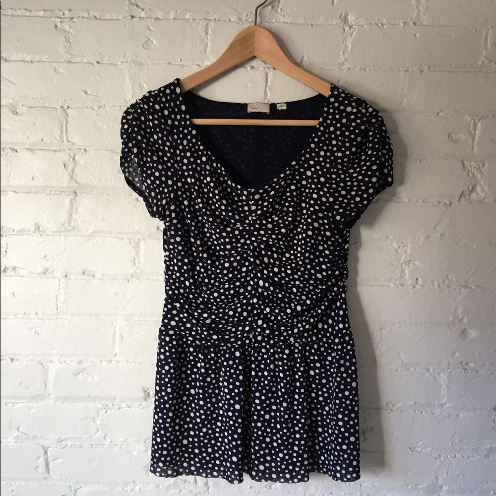 Moving Sale! Postmark Polka Dot Top
